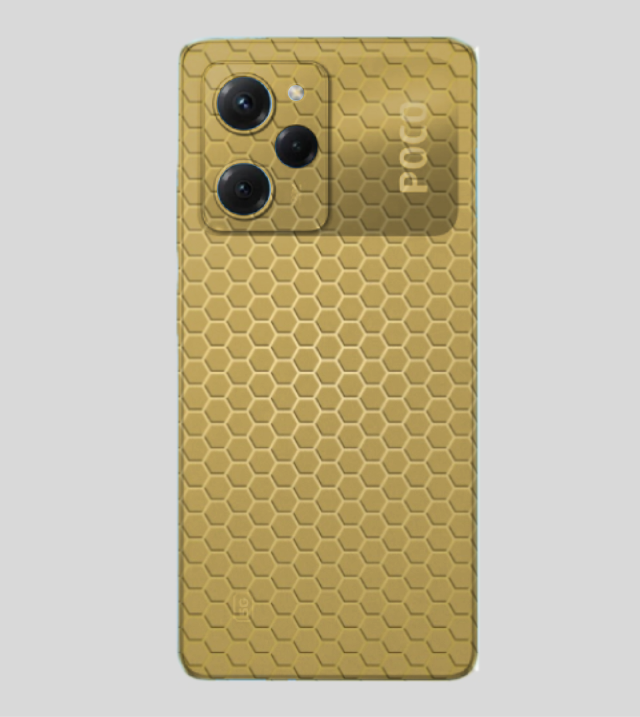 POCO X5 Pro | Golden Desire | Honeycomb Texture