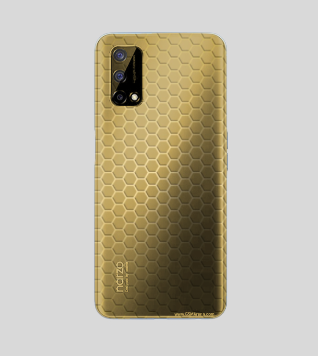 Realme Narzo 30 Pro | Golden Desire | Honeycomb Texture
