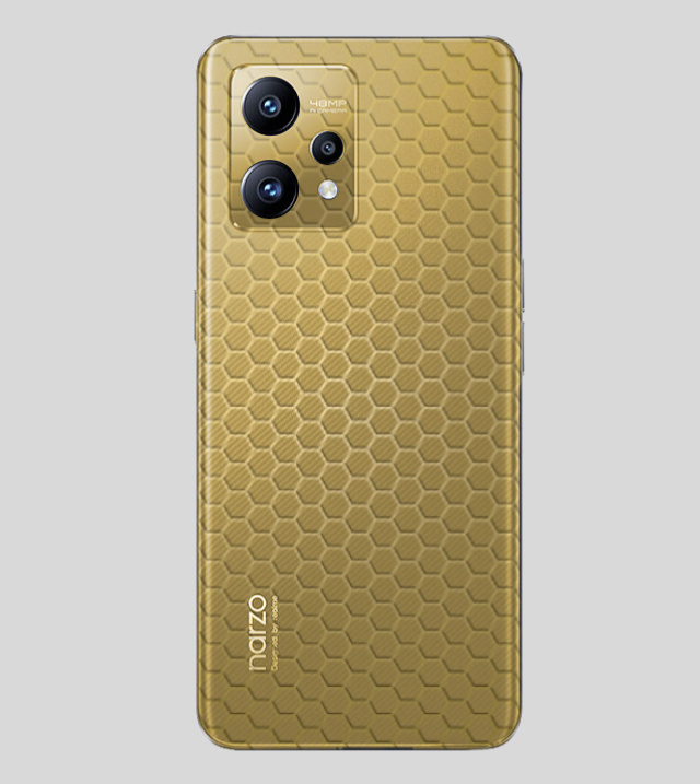 Realme Narzo 50 Pro | Golden Desire | Honeycomb Texture