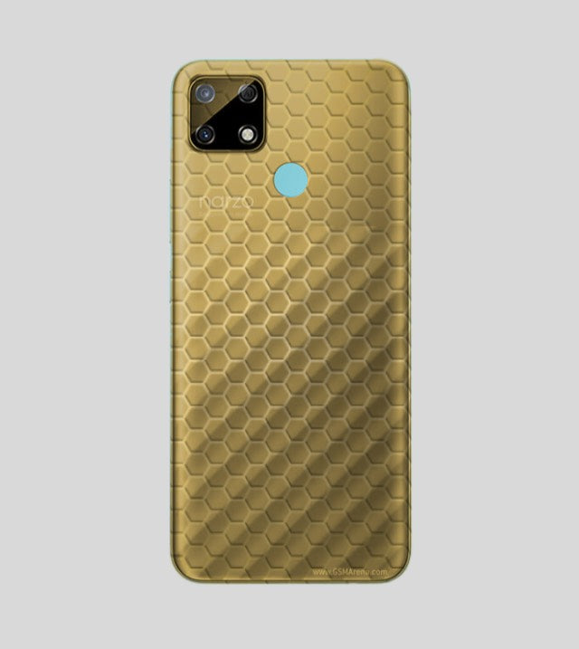 Realme Narzo 30A | Golden Desire | Honeycomb Texture